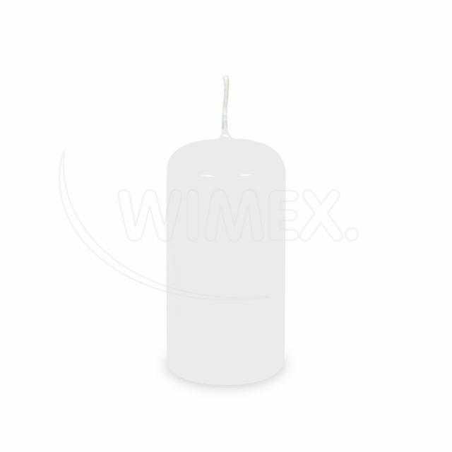 Sviečka valcová biela Ø50 x 100 mm 15h. [4 ks]
