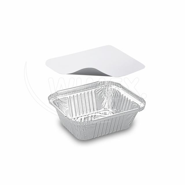 Miska (ALU) hranatá 149 x 123 x 47 mm 470ml + viečko [5 sád]