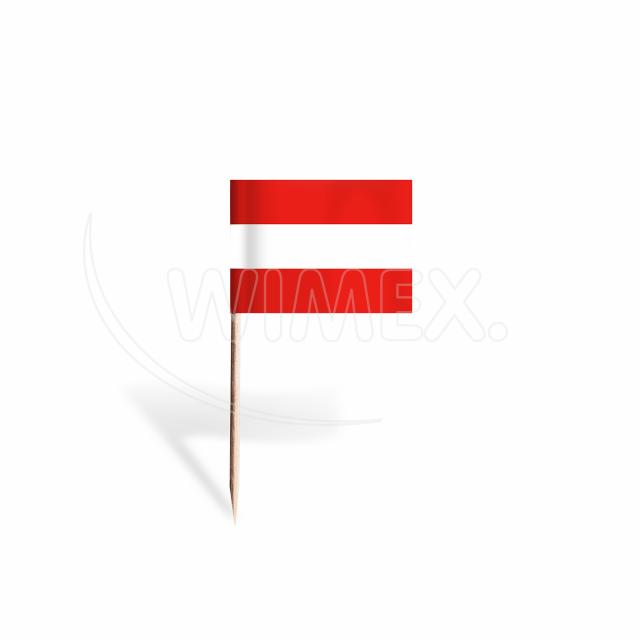 Napichovadlo (drevo FSC 100%/PAP) Vlajočka AT 7cm [50 ks]