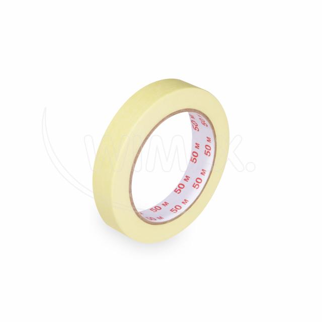 Lepiaca páska krepová (PAP/Hot-melt) žltá 19mm x 50m [1 ks]