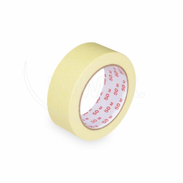 Lepiaca páska krepová (PAP/Hot-melt) žltá 38mm x 50m [1 ks]