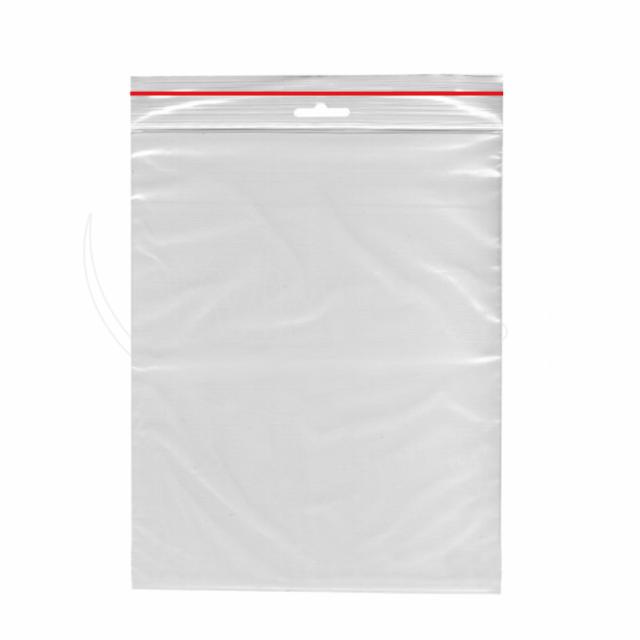 Rýchlouzatváracie vrecko (LDPE) transparentné 30 x 40 cm [10 x 100 ks]