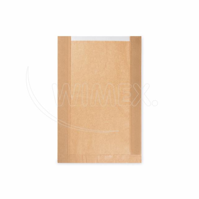 Papierové vrecko (PAP/PP) s okienkom 26+7 x 40 cm [1000 ks]