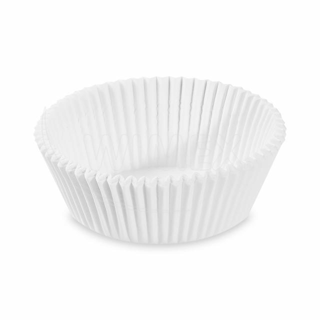 Cukrárenský košíček (PAP) biely Ø60 x 27 mm [1000 ks]