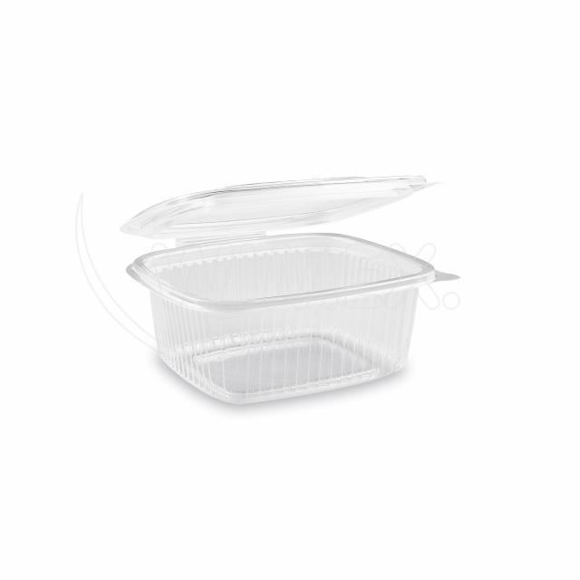 Miska (PP) s viečkom oválna priehľadná 500ml [50 ks]
