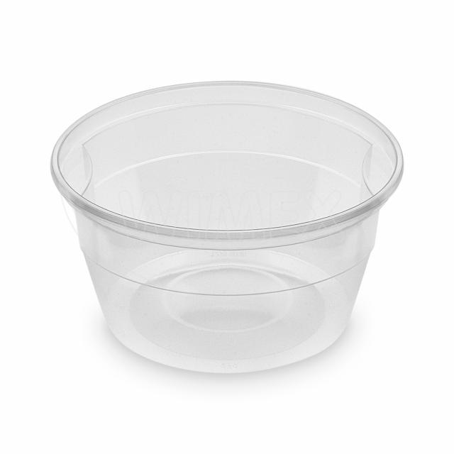 Miska (PP) priehľadná Ø127mm 500ml [50 ks]