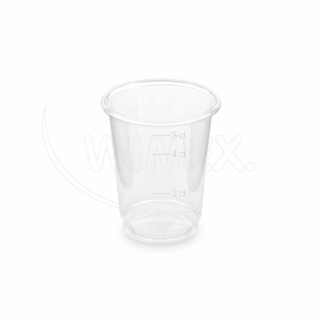 Pohárik (PET) číry Ø48mm 2cl/4cl/5cl [40 ks]