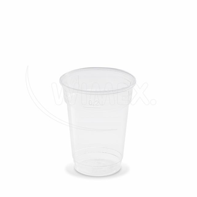 Pohár (rPET) číry Ø78mm 0,2L [50 ks]