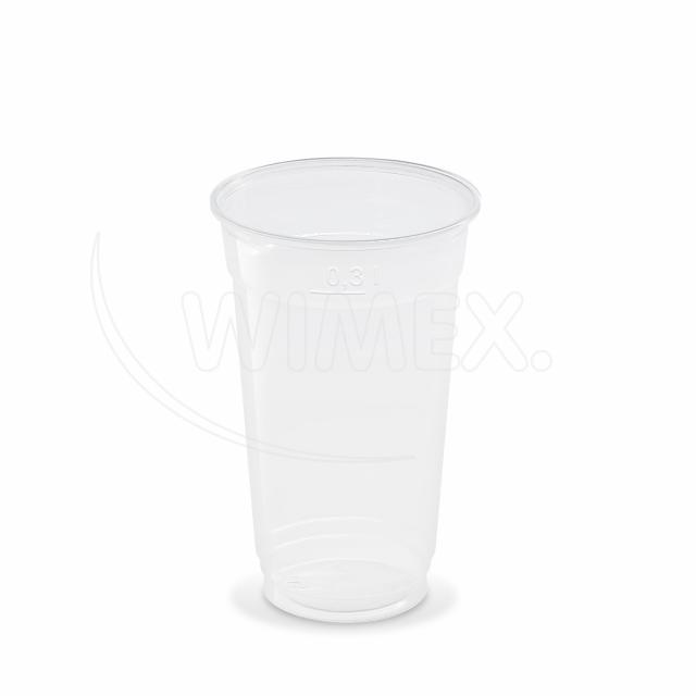 Pohár (rPET) číry Ø78mm 0,3L [50 ks]
