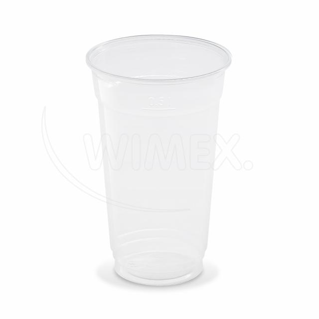 Pohár (rPET) číry Ø95mm 0,5L [50 ks]