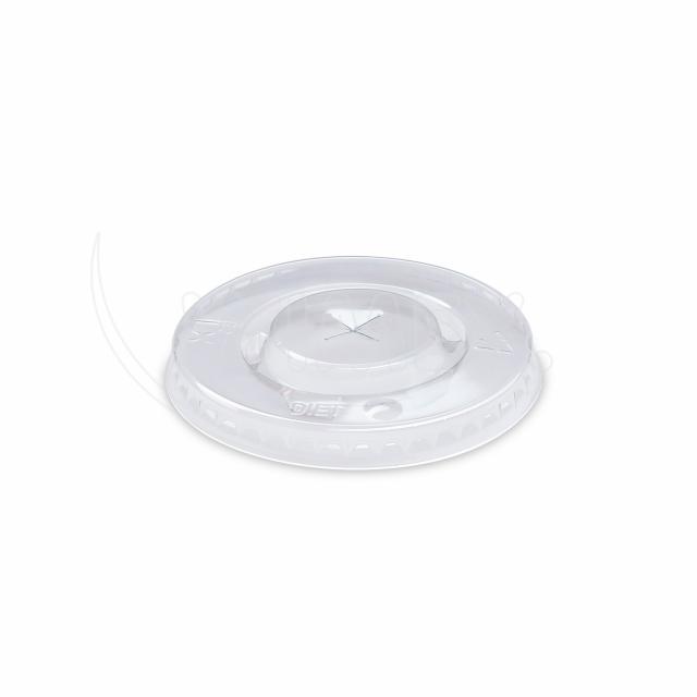 Viečko (rPET) s krížovým otvorom pre pohár Ø90mm [100 ks]