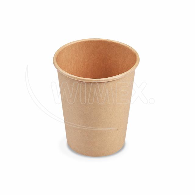 Papierový pohár (FSC Mix/PE) kraft Ø80mm 280ml `0,2L/8oz/M` [50 ks]