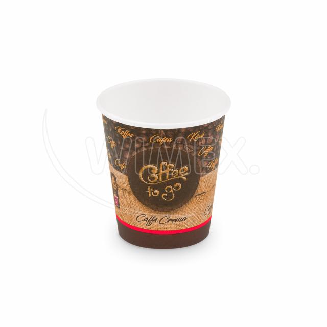 Papierový pohár (FSC Mix/PE) "Coffee to go" Ø73mm 200ml `0,18L/7oz/S` [50 ks]