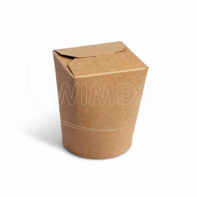 Food box Asia (PAP FSC Mix/PE) nepremastiteľný kraft 500ml/16oz [50 ks]