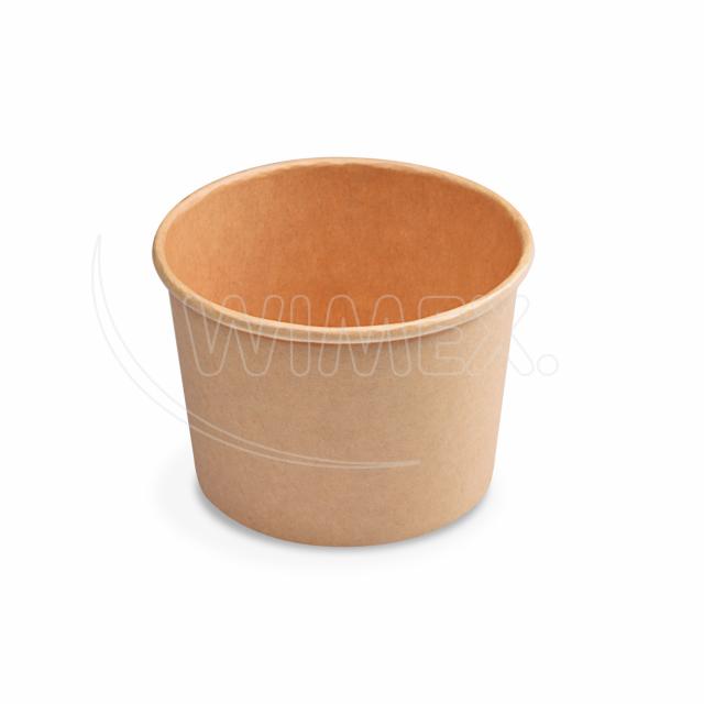 Papierová miska (FSC Mix/PE) kraft Ø115mm 500ml `M` [50 ks]