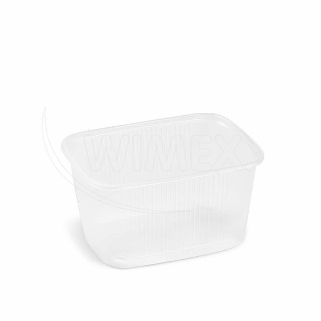 Miska (PP) hranatá priehľadná 108 x 81 mm 300ml [100 ks]