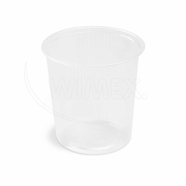 Miska (PP) okrúhla priehľadná Ø101mm 500ml [100 ks]