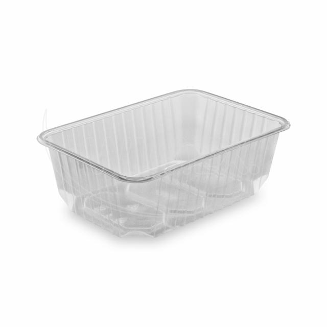 Vanička (PP) Euroboxx hranatá priehľadná 186 x 133 mm 1000ml [50 ks]