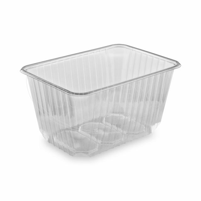 Vanička (PP) Euroboxx hranatá priehľadná 186 x 133 mm 1500ml [50 ks]