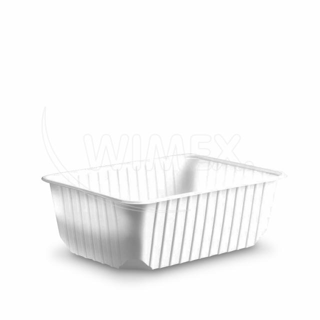 Vanička (PP) Euroboxx hranatá biela 186 x 133 mm 1000ml [50 ks]