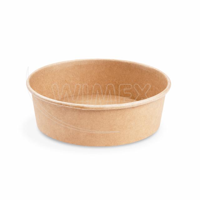 Papierová miska (FSC Mix/PE) kraft Ø185mm 1100ml [50 ks]