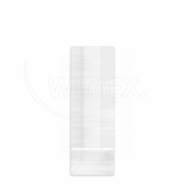 Vrecko číre (OPP) s blokovým dnom 7+4 x 19 cm [100 ks]