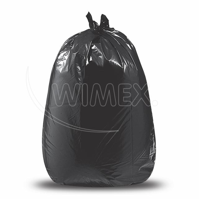 Vrece na odpadky (LDPE) extra-silné čierne 70 x 110 cm 120L [10 x 15 ks]