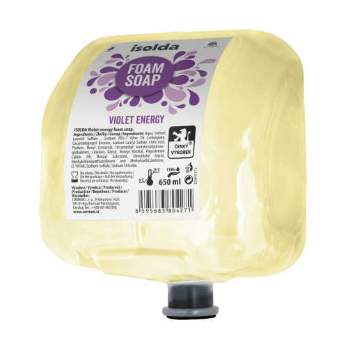 ISOLDA Violet energy foam soap 650 ml, TEAM