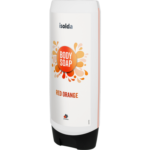 ISOLDA Red orange body soap 550 ml, CLICK&amp;GO!