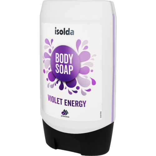 ISOLDA Violet energy body soap 350 ml, CLICK&amp;GO!