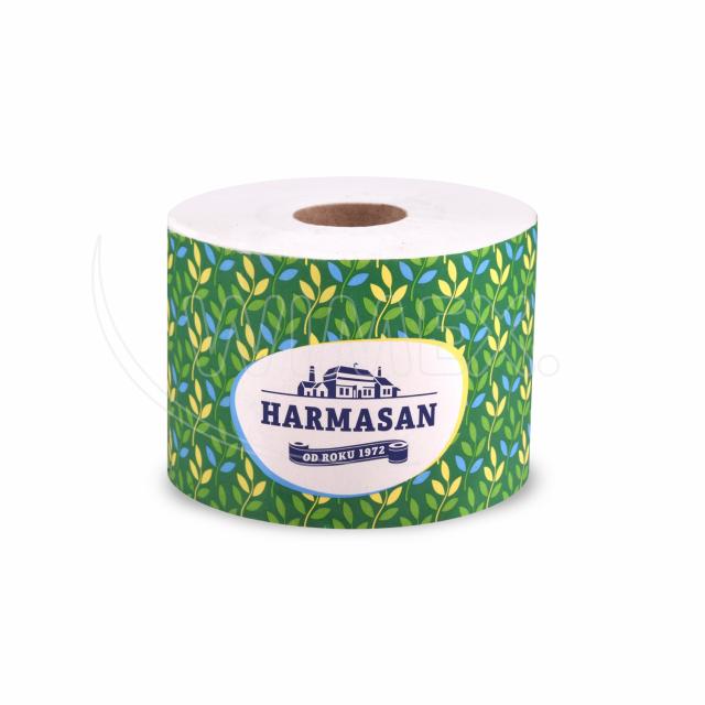 Toaletný papier (PAP-Recy) Harmasan 2vrstvý natural Ø13,2cm 69m 552 útržkov [1 ks]