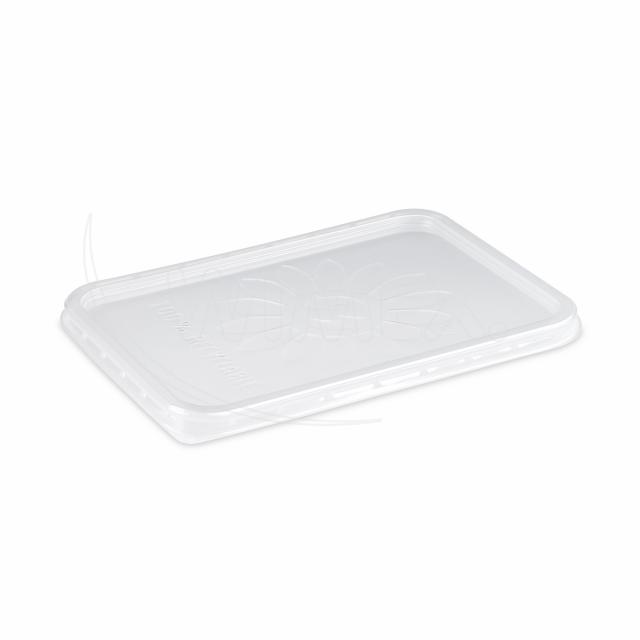Viečko (PP) priehľadné pre vaničku Euroboxx 186 x 133 mm [50 ks]