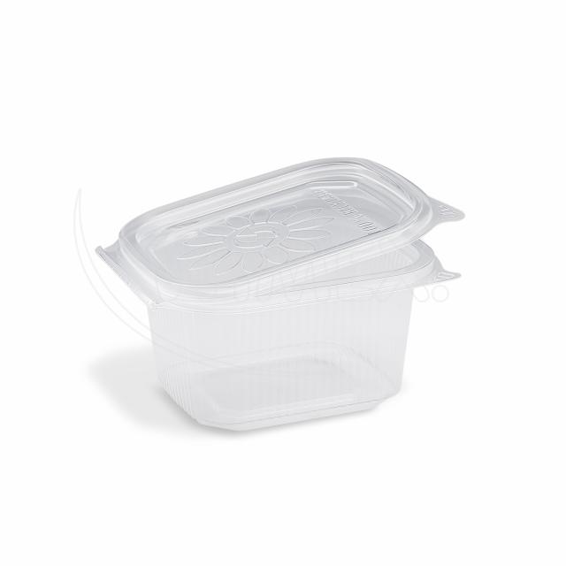 Miska (PP) Ripboxx Tiny hranatá priehľadná 375ml [50 ks]